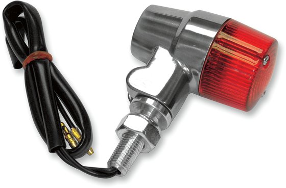 K&S TECHNOLOGIES round aluminum marker light with red lens