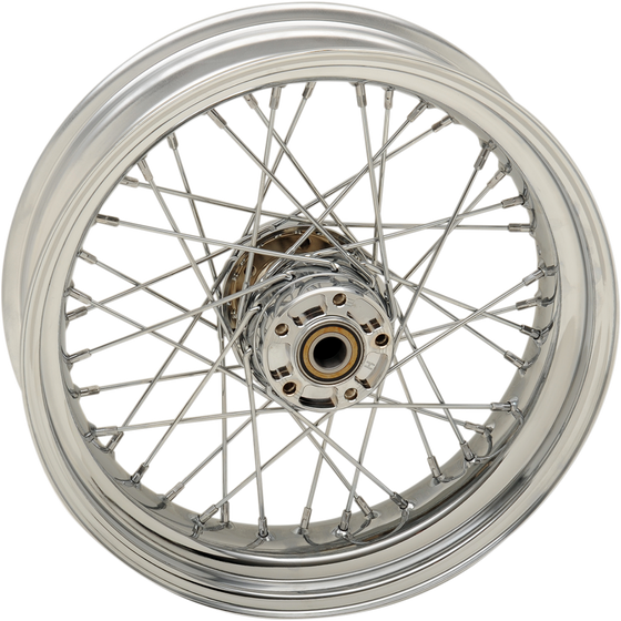 64549 DRAG SPECIALTIES chrome spoked rear wheel - 17" x 4.5"