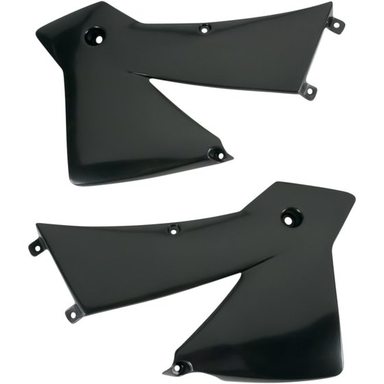 KT03065#001 UFO black radiator covers for ktm 2/4-stroke (01-04)