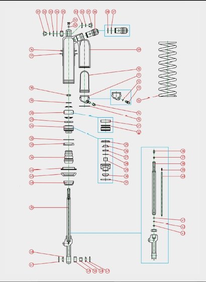 120244000101 KYB shock head seal complete