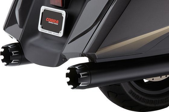 1219B COBRA black mufflers for gl1800