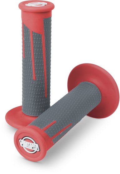 Pro Taper protaper grips clampon full diamond red/dark grey