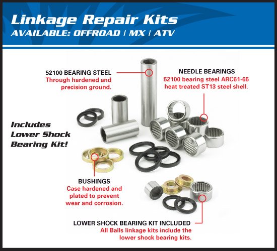 27-1173 All Balls linkage bearing kit