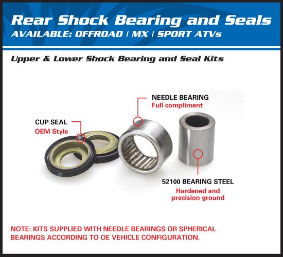 21-0041 All Balls fox lower rear shock bearing kit