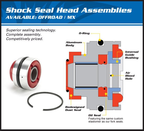 37-1012 All Balls front shock seal head kit