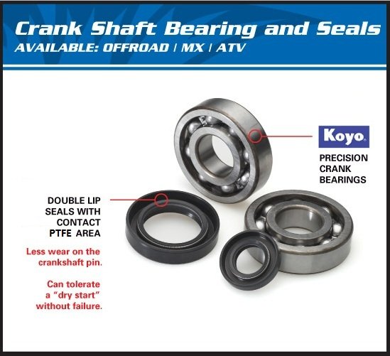 24-1030 All Balls crank shaft brg kit