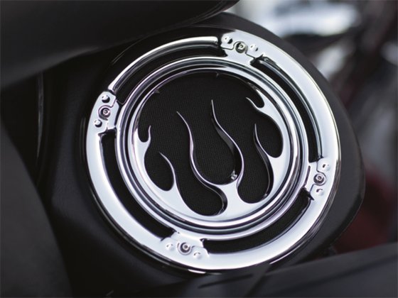 3788 KURYAKYN front speaker grills flame chrome