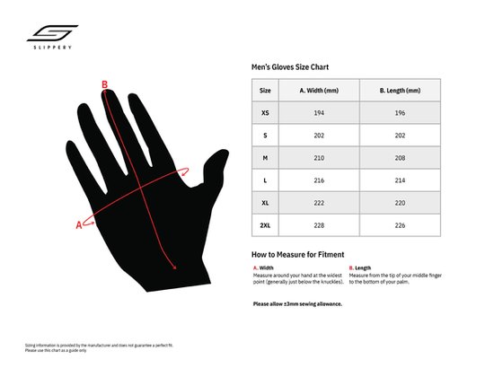 SLIPPERY circuit gloves