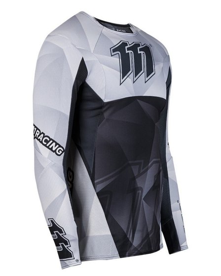 111 RACING moto shirt 111.1 - razor black