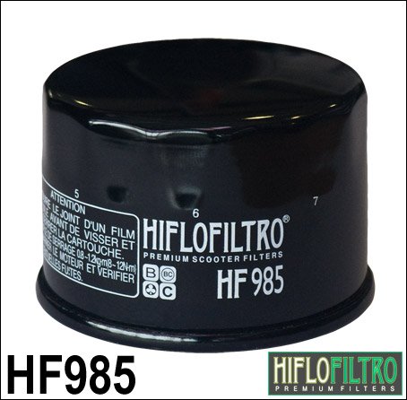 HF985 Hiflofiltro premium oil filter spin-on paper