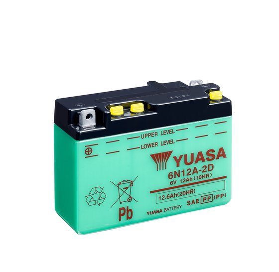 6N12A-2D(DC) YUASA conventional 6v lead acid replacement battery