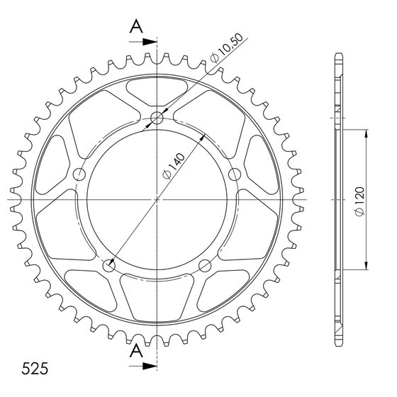 14604-48 Supersprox supersprox / jt rear sprocket 1792.48