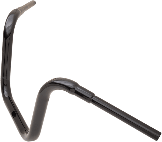 LA-7314-12B LA CHOPPERS black 12" 1-1/2" bagger prime ape handlebar