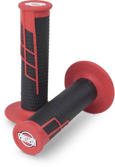 Pro Taper protaper grips clampon 1/2 waffle red/black