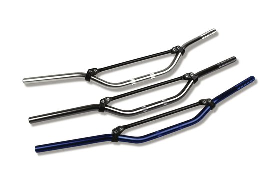 MCL153B TRW offroad low aluminum handlebar blue