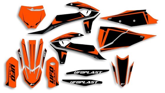 650-AD022-127 UFO ufo graphic kit sx/sx-f 125/450 2019- apodis orange