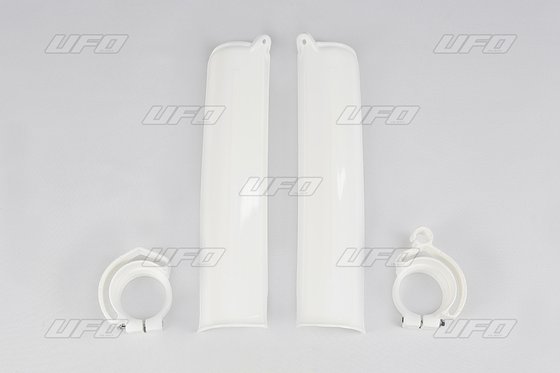 UFO white fork guards for ktm 125-600 with wp-forks (90-92)