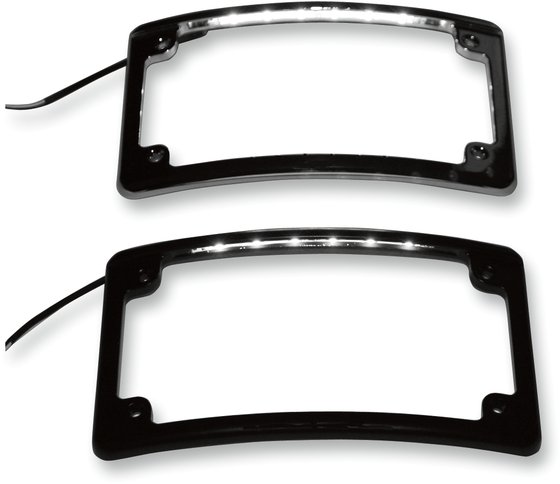 CUSTOM DYNAMICS chrome led license plate frame