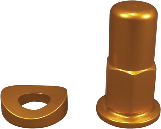 NO TOIL gold rim lock nut and spacer kit