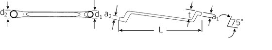 STAHLWILLE double ended ring spanner 18x21