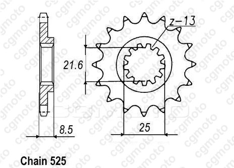 KK073 REGINA 137 zrp 110 replacement chain kit with sprockets