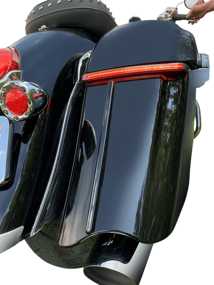 CD-IND-SB-T-B CUSTOM DYNAMICS gloss black saddlebag trim for indian motorcycles