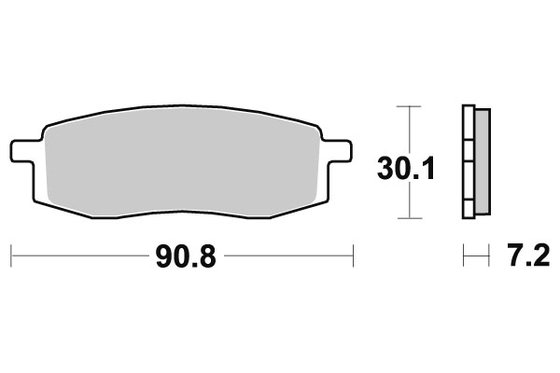 6565800 DOPPLER sbs brakepads ceramic