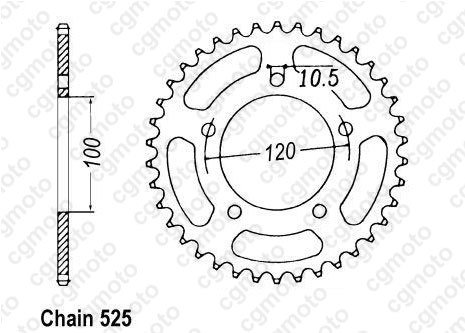 KA032 REGINA 137 zrp 108 rivet link 525 z-ring replacement chain kit with sprockets