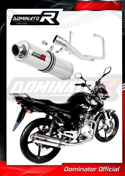 YA092DST-S Dominator exhaust full system silencer round