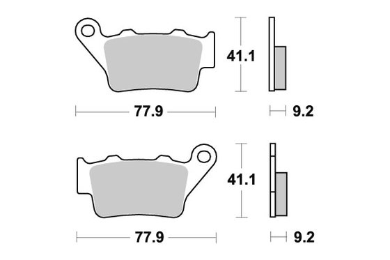 6566753 DOPPLER sbs brakepads racing sintered