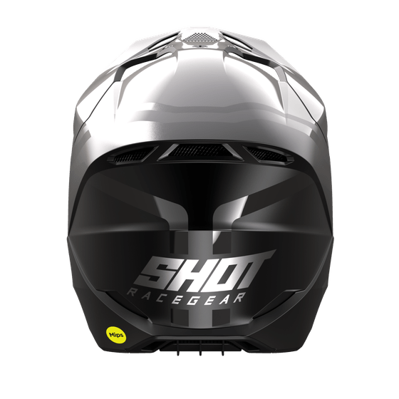 SHOT helmet race sky grey chrome