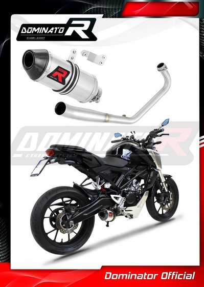 HO099DF-S Dominator exhaust full system silencer hp3