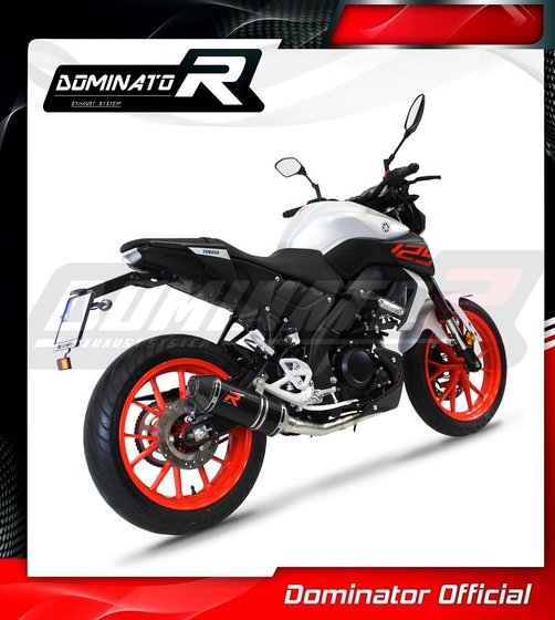 YA124DFBL-S Dominator exhaust full system silencer hp3 black