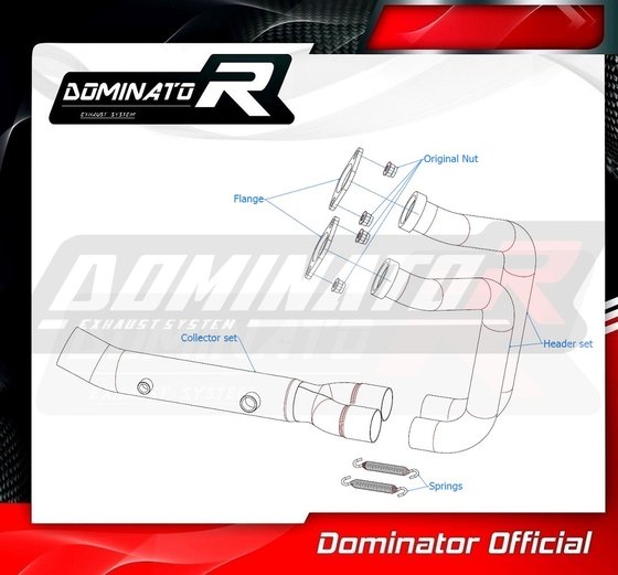 BW114D Dominator header pipe collector manifold