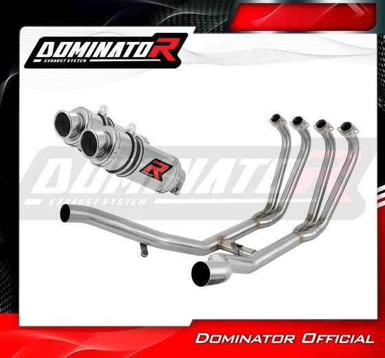 YA016DFSC Dominator full exhaust system collector silencer gp1 + db killer