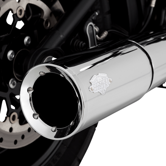 VANCE & HINES pro-p chrome exhaust system for harley davidson 2018 and newer models