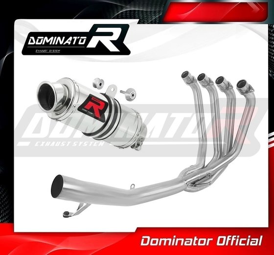 SU024DFSC Dominator full exhaust system collector silencer gp1 + db killer