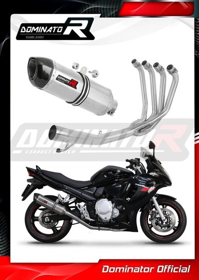 SU024DFSF Dominator full exhaust system collector silencer hp1 + db killer