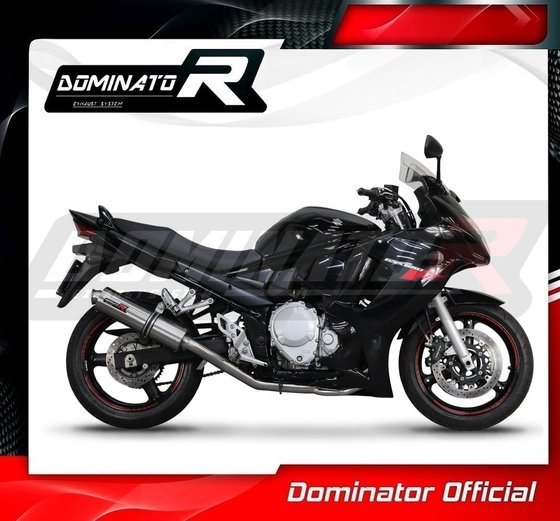 SU024DFSST Dominator full exhaust system collector silencer st + db killer