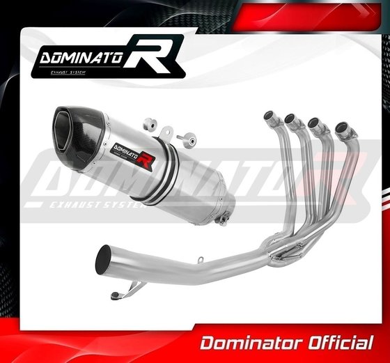 SU067DFSF Dominator full exhaust system collector silencer hp1 + db killer