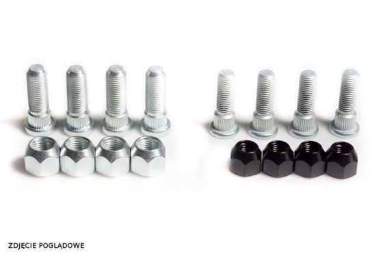 85-1006 All Balls wheel stud and nut kit front