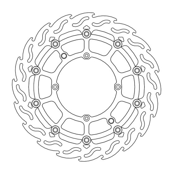 235-112233 MOTO-MASTER moto-master smr flame brakedisc front husqvarna: all models 2000, -> (black)