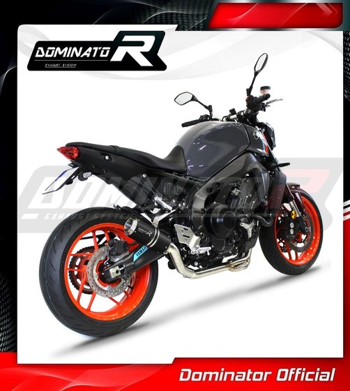 YA131DCBL-S Dominator full exhaust system silencer gp black