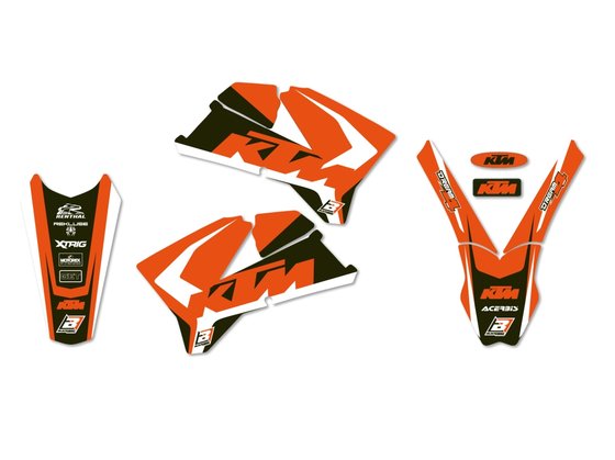 E8526N BLACKBIRD complete sticker set and seat cover