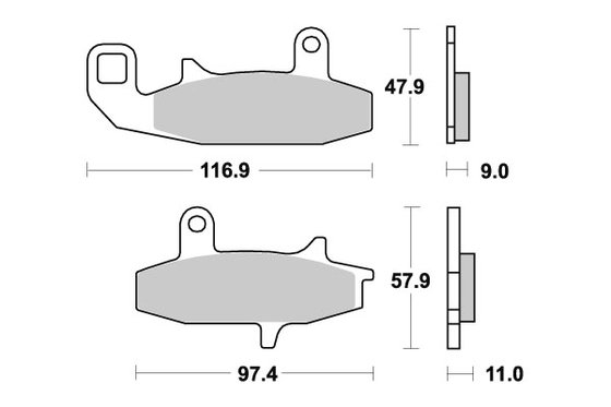 6566265 DOPPLER sbs brakepads sintered