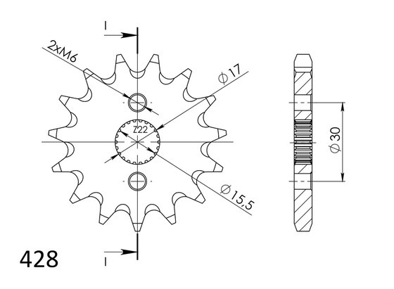 20108-14 Supersprox supersprox / jt front sprocket 1257.14