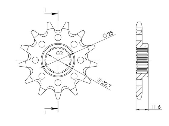 94318-12 Supersprox supersprox / jt front sprocket 3221.12