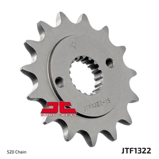 207115JT JT Sprockets front sprocket 15tooth pitch 520 jtf132215