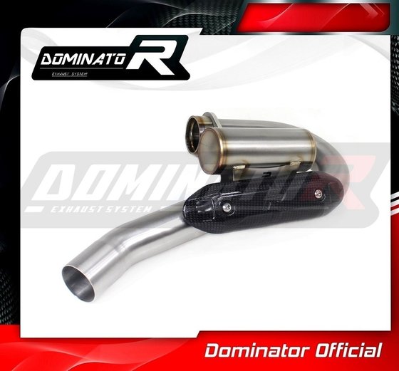 YA100DH Dominator exhaust header pipe with powerbomb