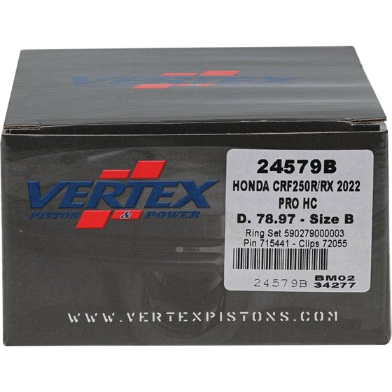 24579 Vertex forged high compression piston kit